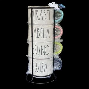 Rae Dunn Disney Encanto Stackable Mug Set NWT